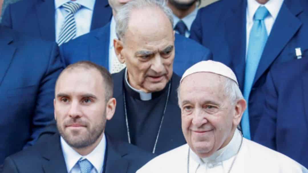 El Papa Francisco recibirá este miércoles a el ministro Martín Guzmán