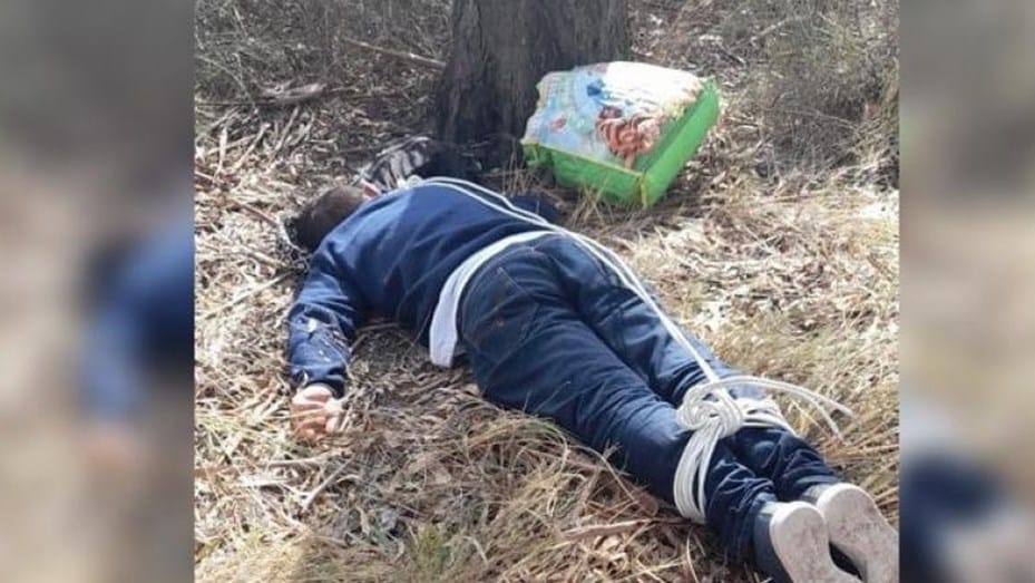 Encontraron a un presunto abusador atado y golpeado