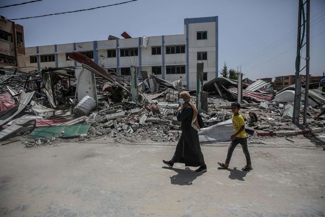 Las imágenes más impactantes de los bombardeos israelíes sobre la Franja de Gaza que dejaron más de 20 muertos