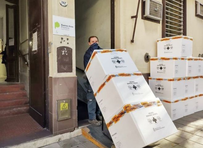 Vacunación antigripal en Bahia Blanca