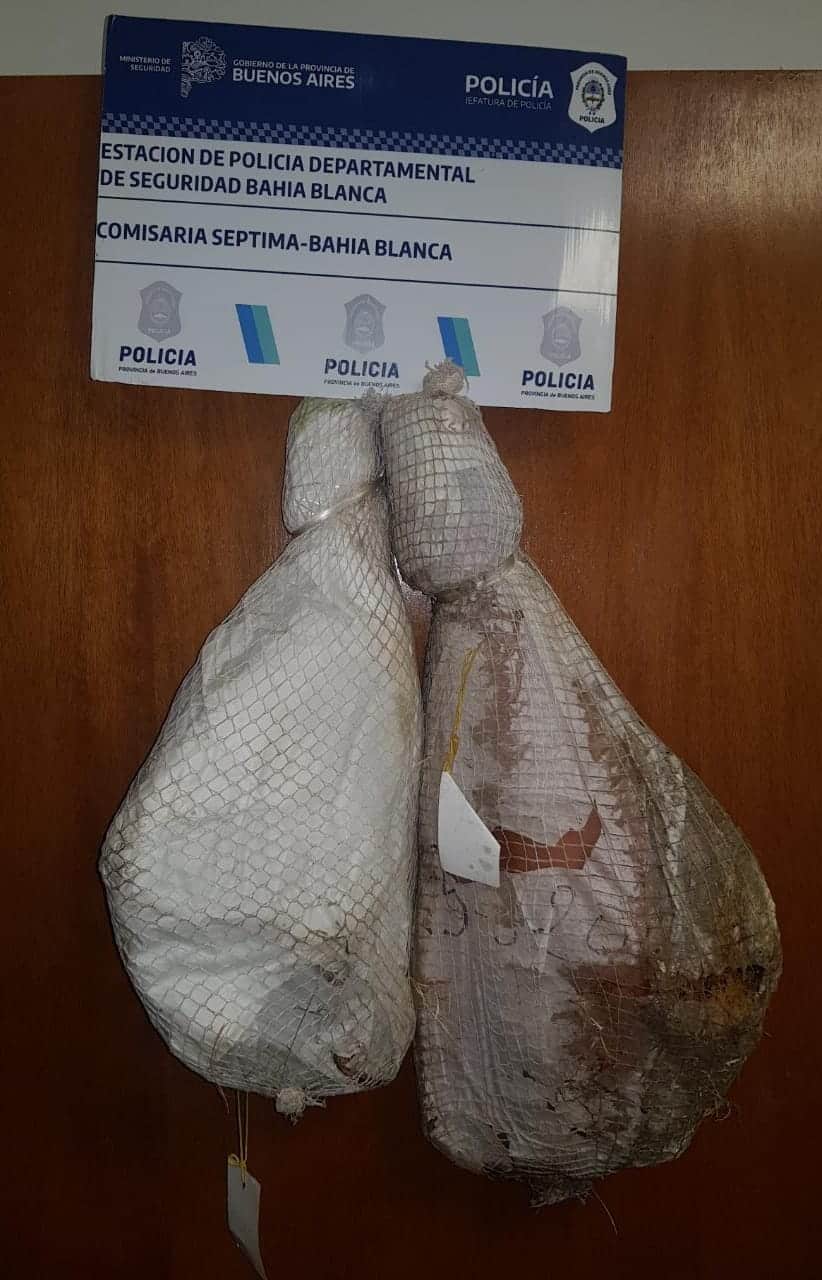 Detenido por intentar robar dos patas de jamón de un negocio