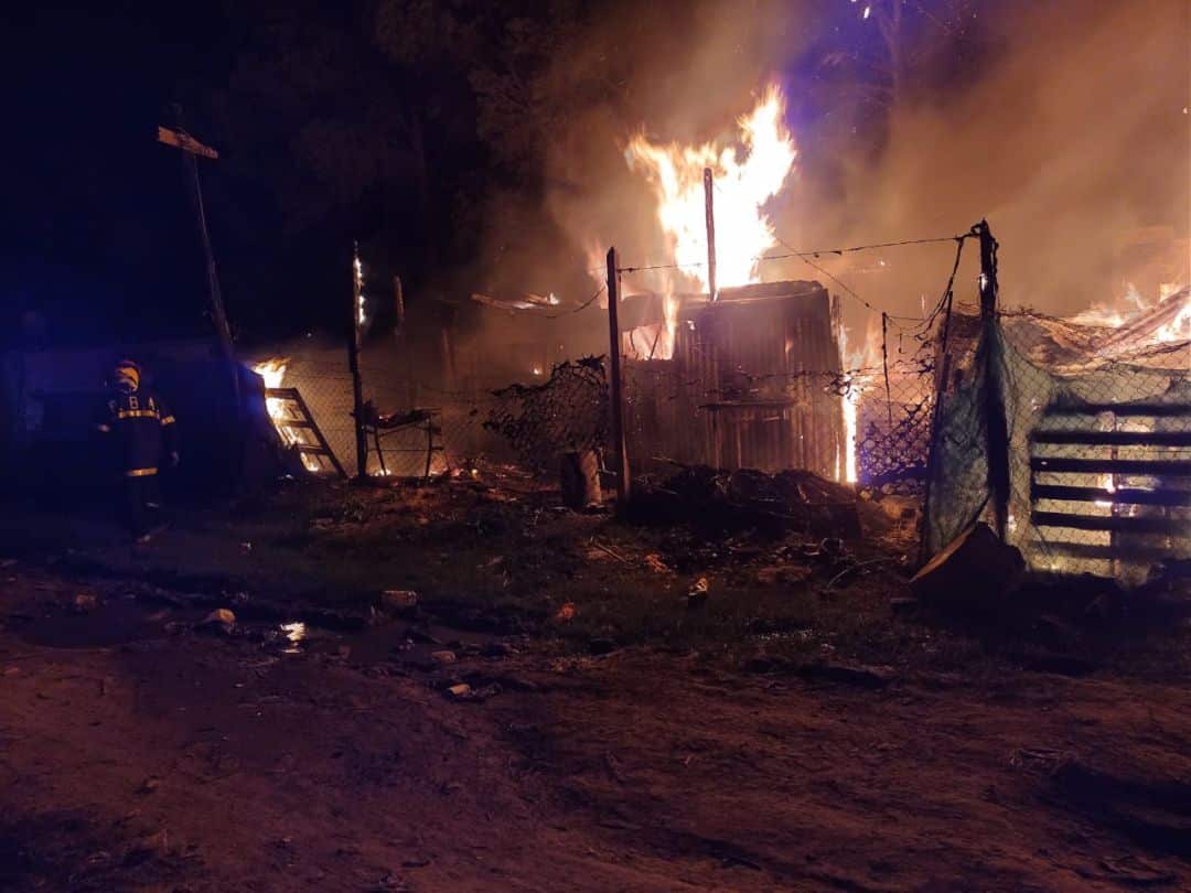 Un incendio destruyó una vivienda