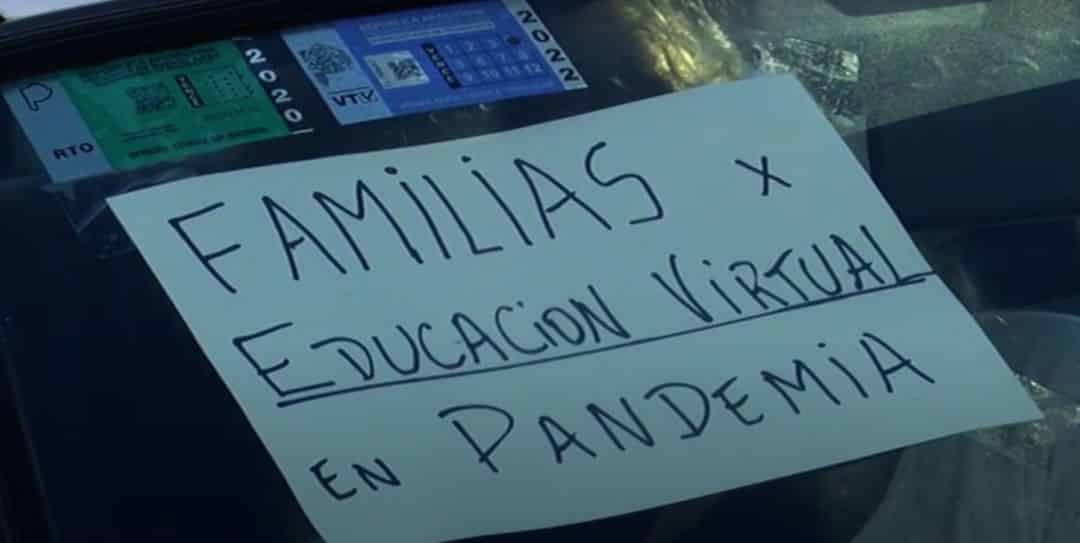 Movilización para evitar la presencialidad en las escuelas