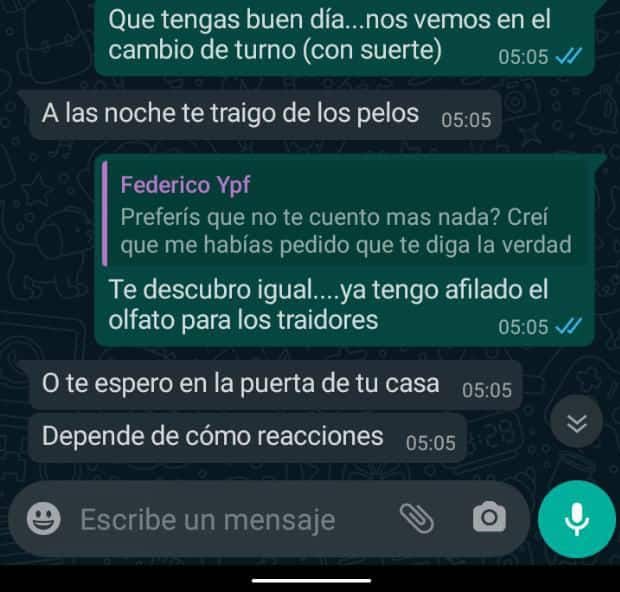 “A la noche te traigo de los pelos”: los mensajes con los que Frers intenta justificar el ataque a la pareja de su hija