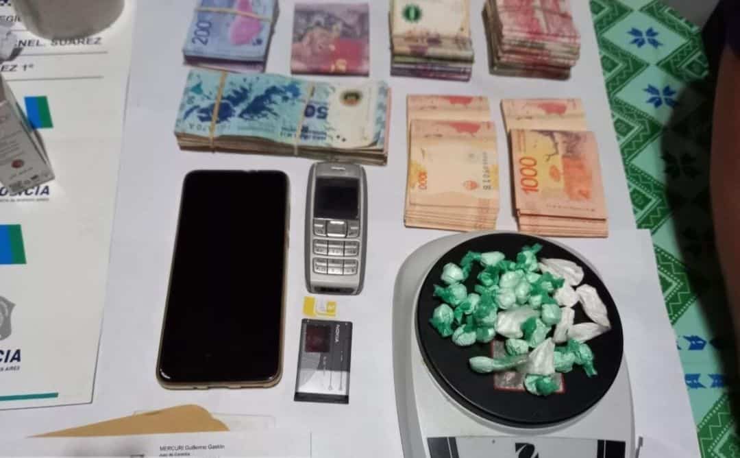 Dos detenidos por comercialización de droga en Coronel Suárez