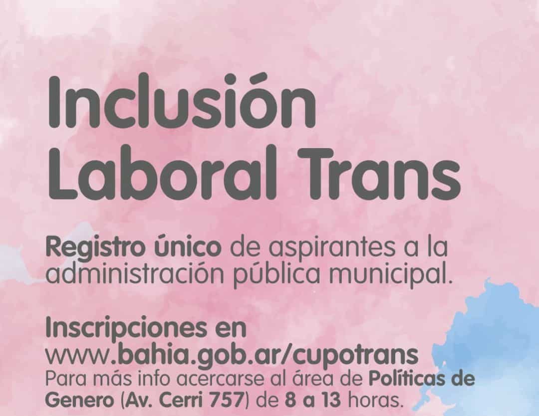 Inclusión Laboral Trans – Registro único de aspirantes