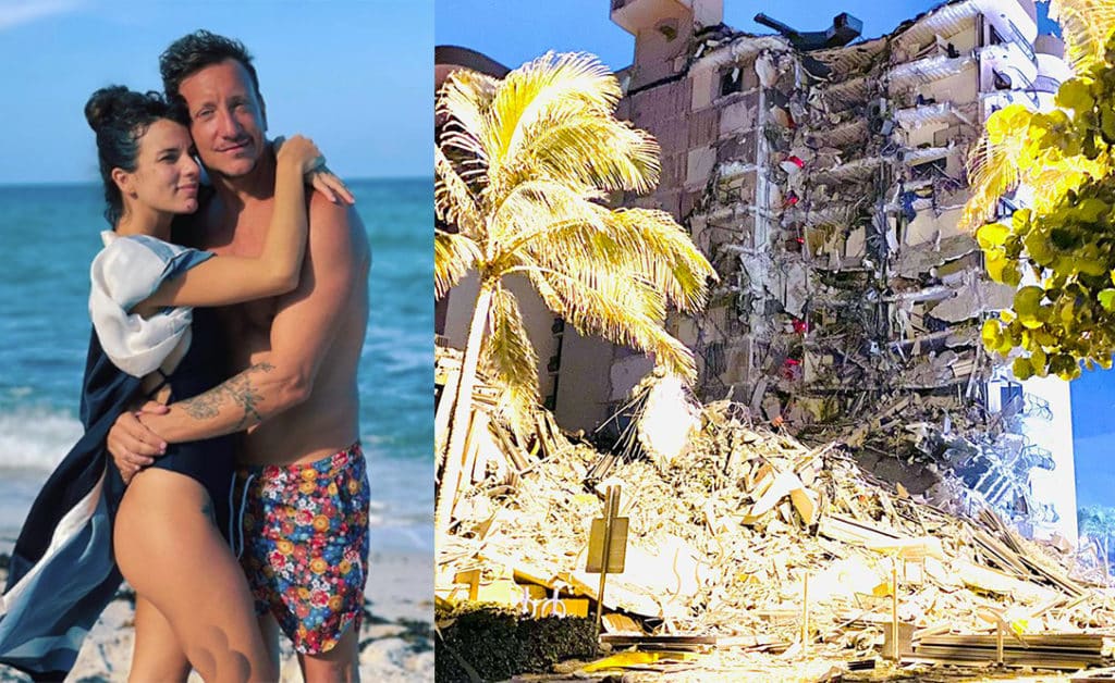 Estremecedor relato de Nicolás Vázquez y Gimena Accardi del derrumbe en Miami: “Un huracán de polvo y humo”