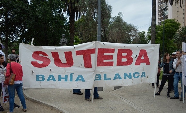 Dos días de protesta del gremio SUTEBA