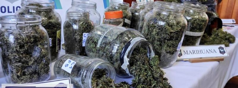 Detenido con 4 kg de marihuana