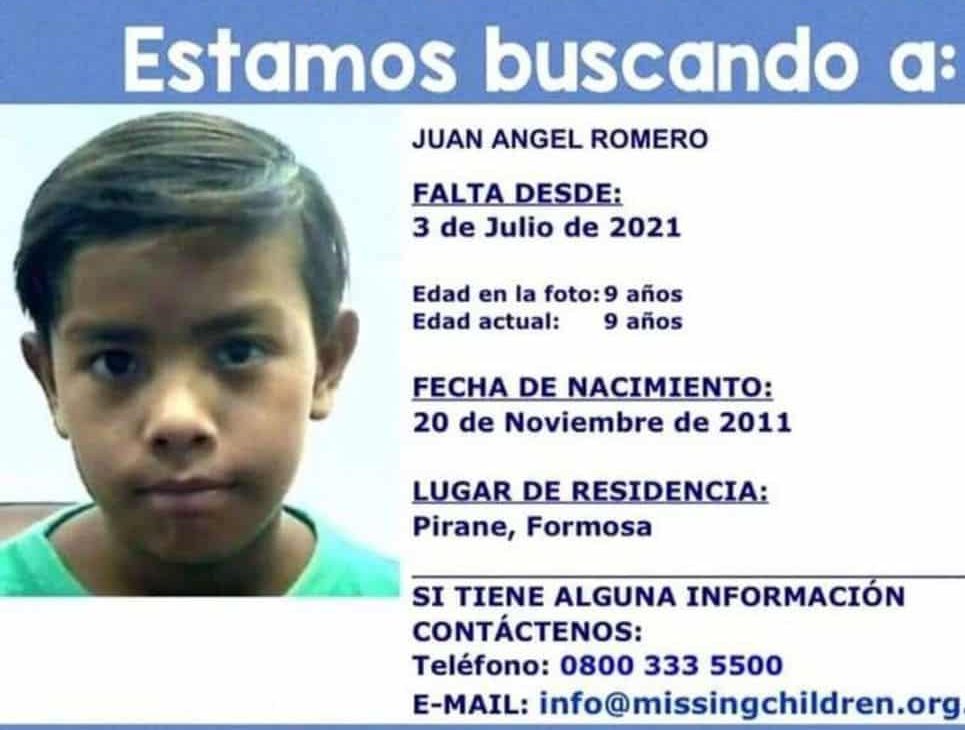 Formosa: todo un pueblo busca con desesperación a un nene de 9 años