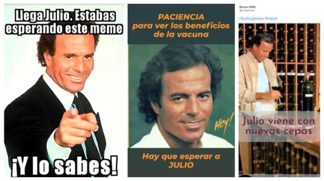 Cambia el mes y las redes cantan con los memes de Julio Iglesias