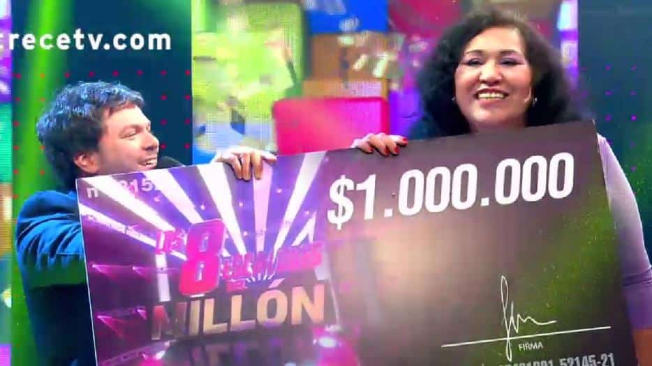Los 8 escalones del millón: Cecilia contestó bien la pregunta de Carmen Barbieri y fue la primera ganadora