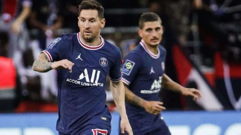 Lionel Messi debutó oficialmente en el PSG francés