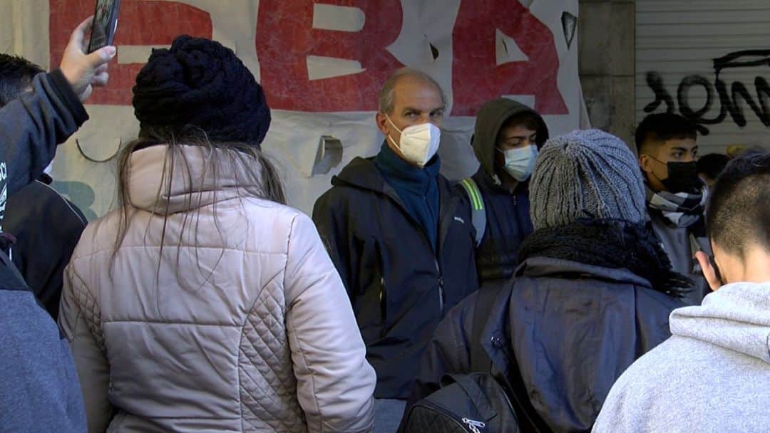 Protestas por el cierre de cursos en la Escuela Técnica 2