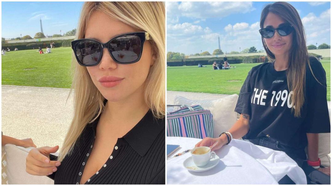 Wanda Nara imitó a Antonela Roccuzzo en París y así reaccionó la mujer de Messi
