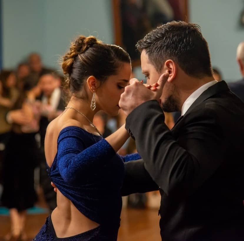 Una pareja bahiense en la final del Mundial de Tango