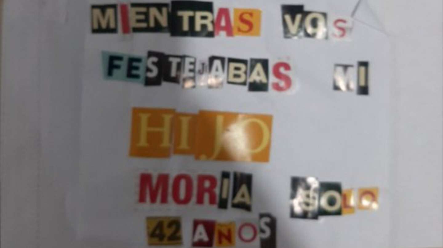 “Mientras vos festejabas, mi hijo moría solo”: la historia detrás del mensaje que una votante le dejó a Alberto Fernández en la urna y se volvió viral