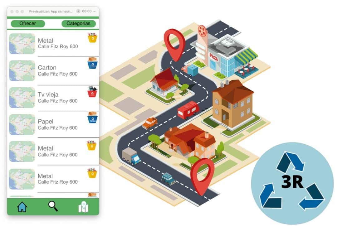 «3 R» la app diseñada por Infinito por Descubrir para reducir la contaminación y fomentar el reciclado