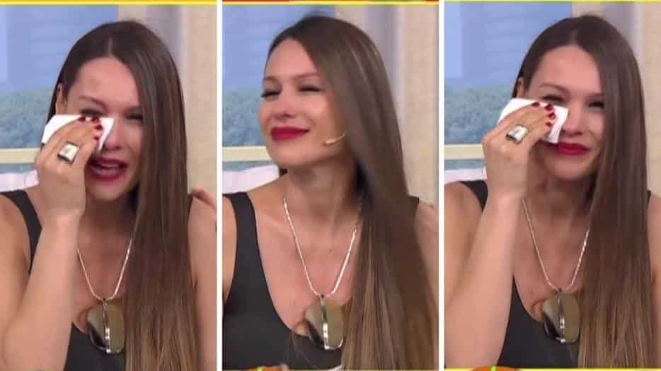 Pampita se quebró al aire, antes de la misa en honor de su hija Blanca: “No debería estar haciendo el programa”