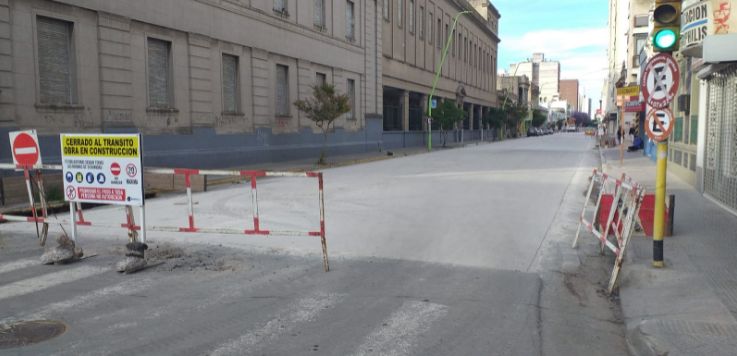 Habilitan media calzada de calle Rondeau del 0- 100