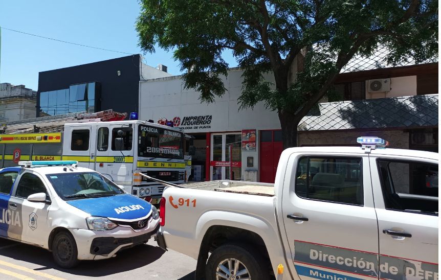 Incendio en una imprenta