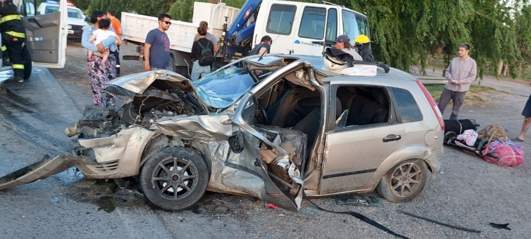 Una familia afectada tras siniestro vial en Grunbein