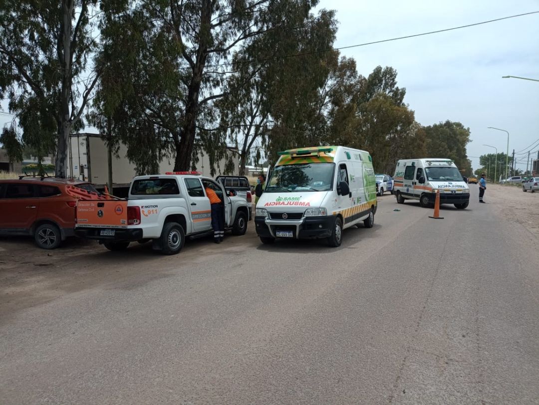 Un hombre sufrió traumatismo de cráneo al ser atropellado