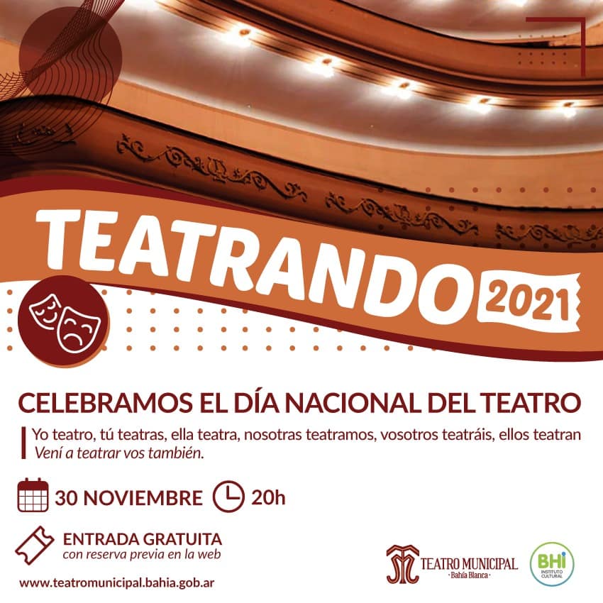 “Teatrando 2021” – Función en adhesión al Día Nacional del Teatro