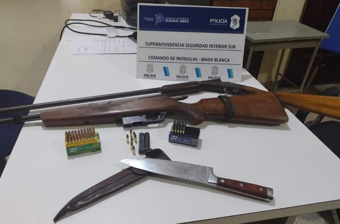 Violencia de género: amenazó a su pareja con una cuchilla y quedó detenido