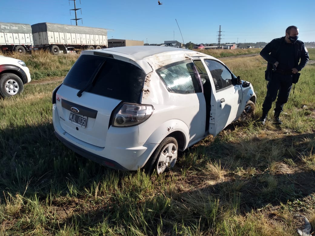 Vuelco en la Ruta 252