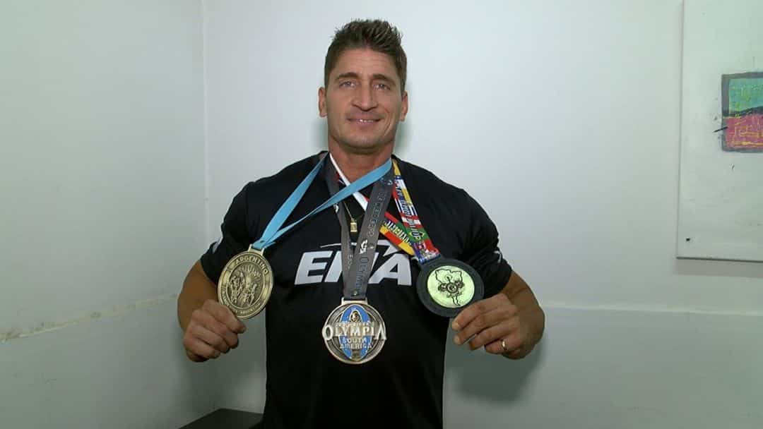 El bahiense Leandro Mayo bicampeón sudamericano de Culturismo