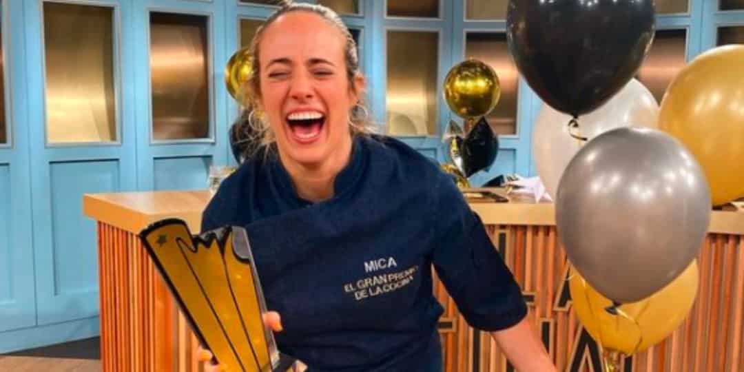 Mica Lapegüe se consagró campeona de El gran premio de la cocina famosos
