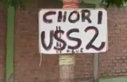 “Un chori a dos dólares”: un parrillero neuquino se cansó de modificar los precios y su decisión se hizo viral