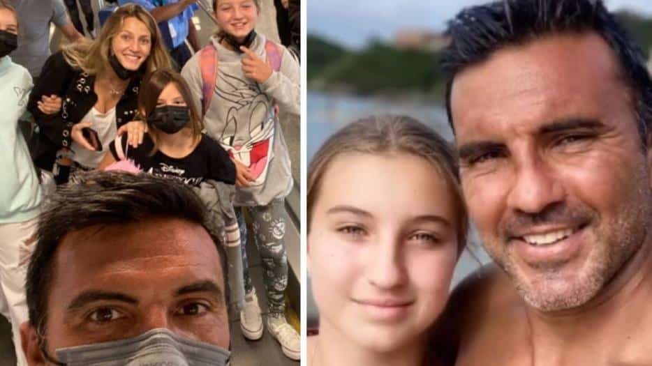 Mica Viciconte y Fabián Cubero, de vacaciones en Brasil: “Arrancó la banda”