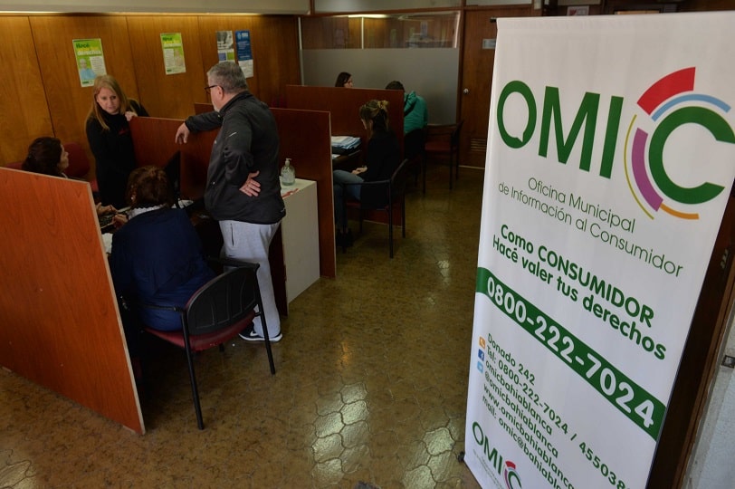 Número importante de reclamos en la OMIC durante el último mes