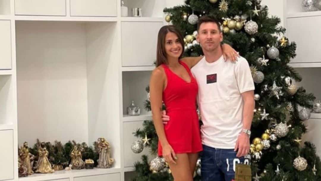 “Somos el uno para el otro”: Antonela Roccuzzo compartió un video a puro baile junto a Lionel Messi en Navidad