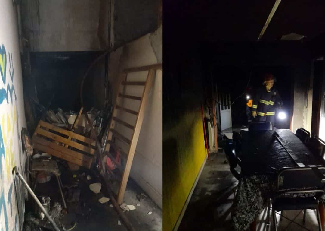 Un incendio destruyó totalmente un departamento