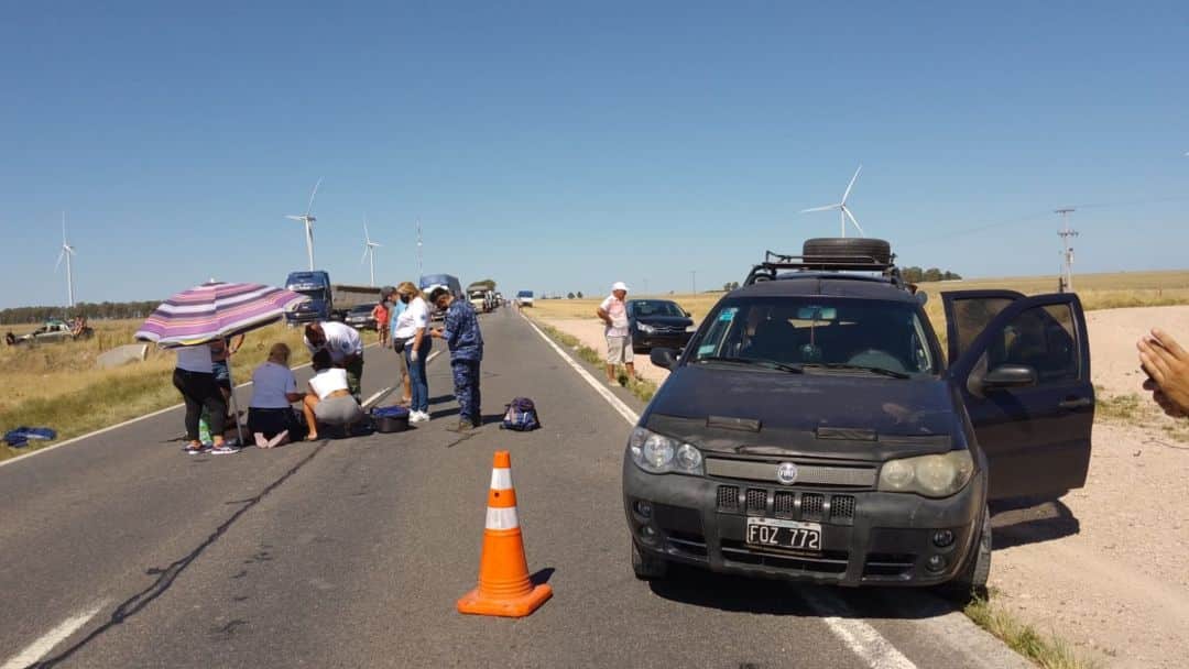 Un choque en cadena en la ruta 3 dejó tres personas heridas