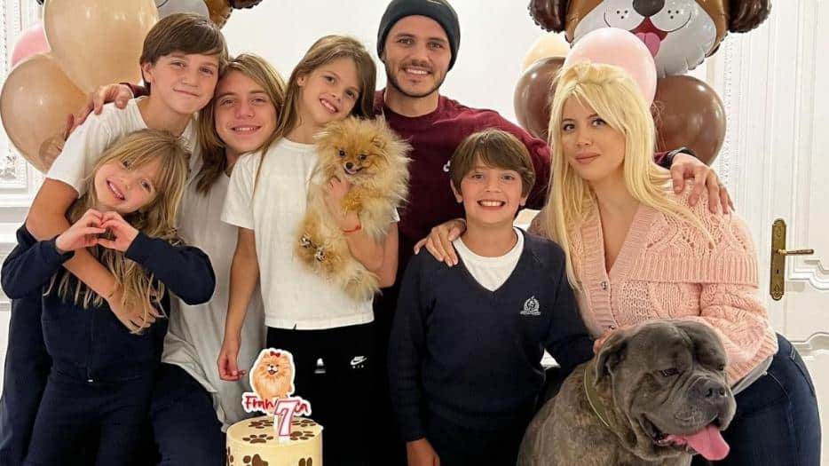 Wanda Nara compartió el cumpleaños de su hija Francesca: “Te amamos con el alma”
