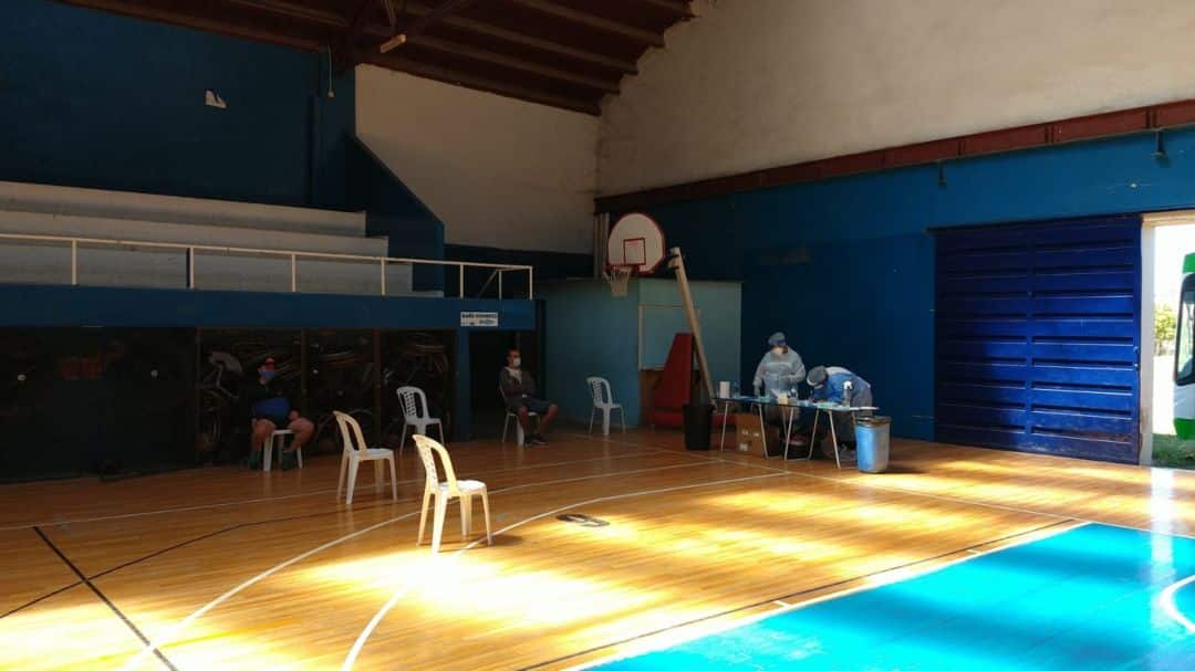 Los testeos itinerantes se trasladan al Polideportivo Norte