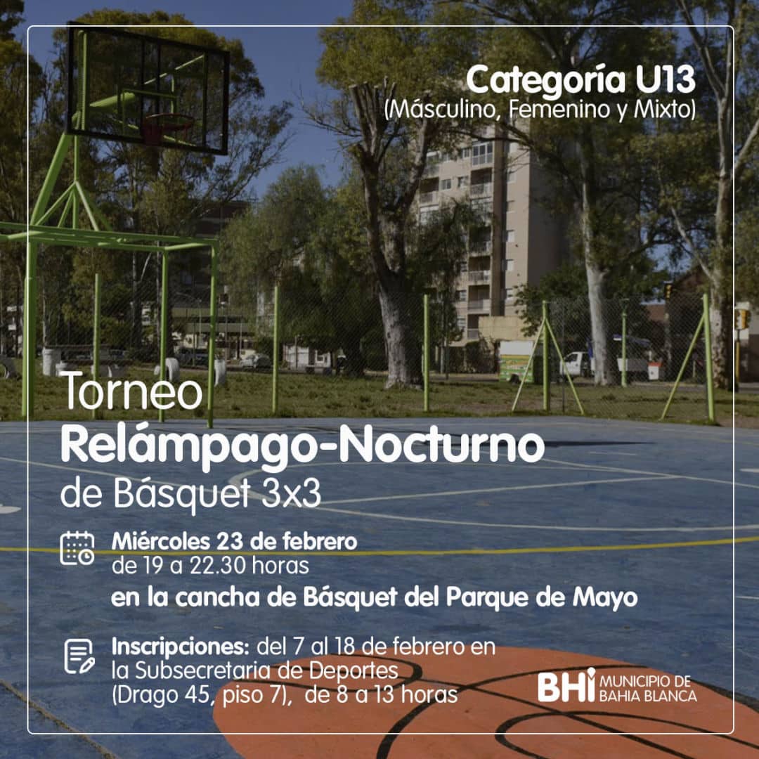 Básquet 3×3 – Último día de inscripción