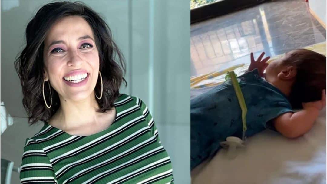 Roxy Vázquez presentó a su segundo hijo: “Para los que me preguntan por él”