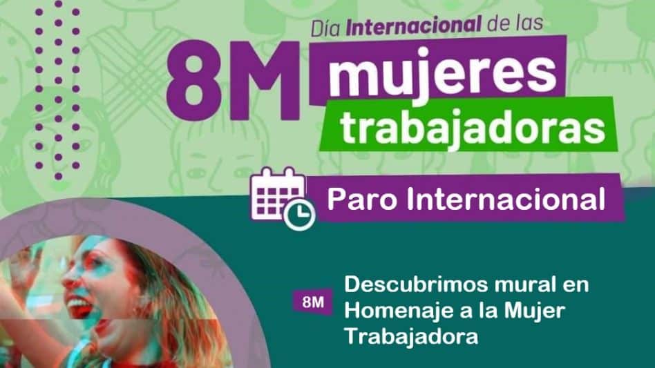 Afiliadas a ATE paran en conmemoración al Día Internacional de la Mujer