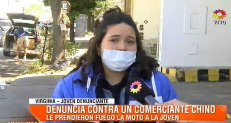 Denunció por abuso a un comerciante chino, le incendiaron la moto y decidió irse de la ciudad: “Tengo miedo. Nos vamos a otra provincia”