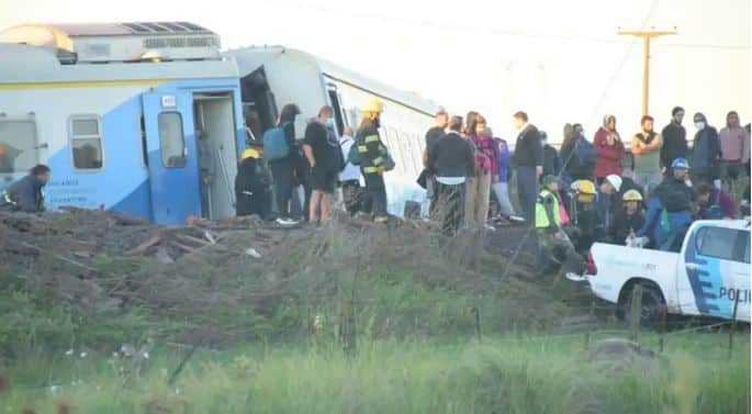 Descarriló en Olavarría un tren que venía a Bahía Blanca: hay heridos