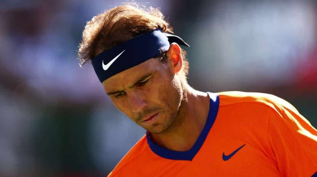 Tras perder la final de Indian Wells, Rafael Nadal se fue con dolores en el pecho y falta de aire