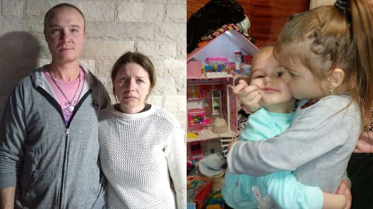 Son ucranianos, viven en Mar del Plata y buscan rescatar a sus sobrinas de 3 y 5 años de la guerra