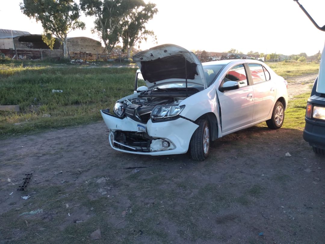 Chocaron borrachos en la ruta