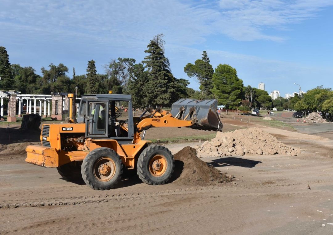 Comenzaron los trabajos de remodelación del Parque Independencia