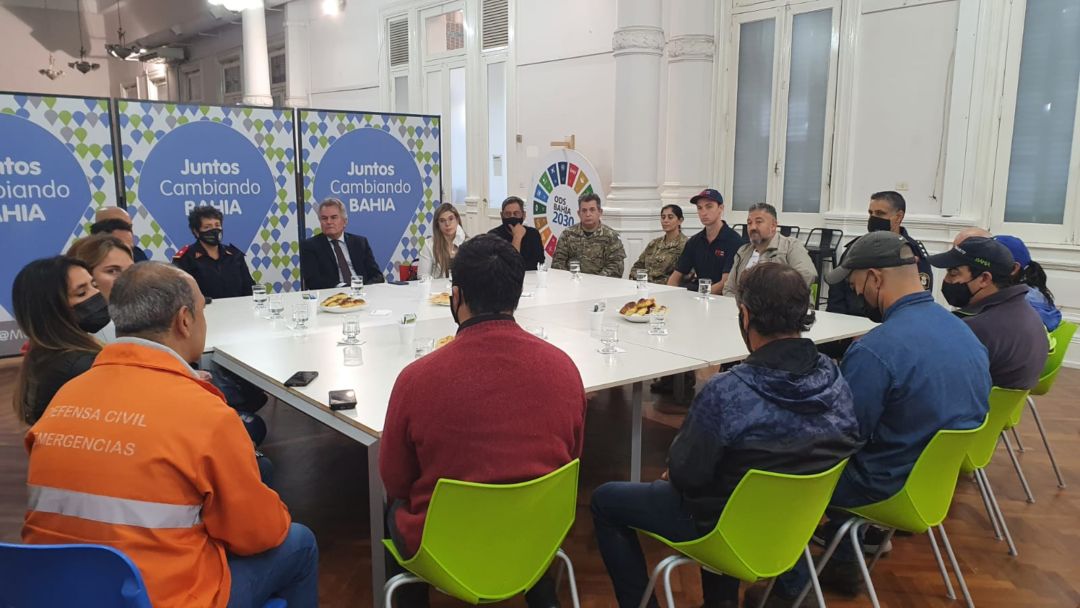 Reconocimiento del intendente a los servidores públicos que trabajaron durante el temporal
